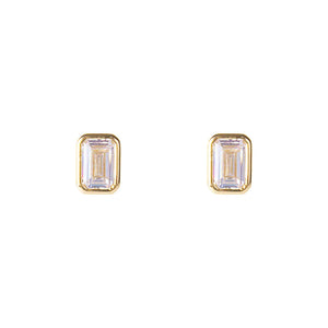 Fairley - Crystal Deco Studs (Gold Plated)