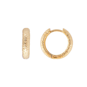 Fairley - Antique Gold Maxi Hoops