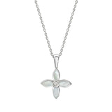 MURKANI - Desert Flower Floral Necklace | Silver