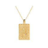 MURKANI - Into the Light - Rectangle Necklace | Gold
