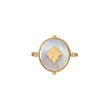 MURKANI - Temple Moon Mother of Pearl Ring