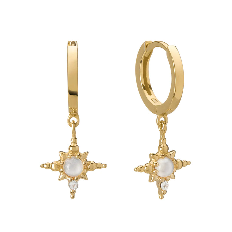 Murkani - Huggies With Hanging Star Gold