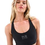 P.E NATION - Long Range Sports Bra - Black