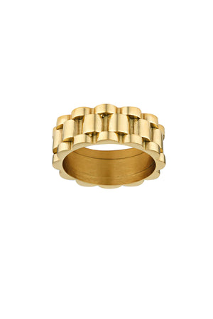 Porter - Baby Link Ring - Gold