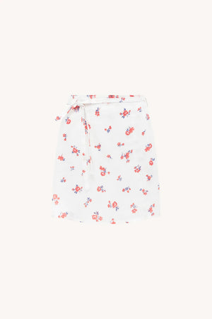 Rowie - Patsy Linen Mini Wrap Skirt - Otis Floral
