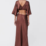 SUBOO - Tate Twist Wrap Front Maxi Dress