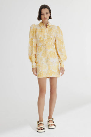 Significant Other - Matilda Mini Dress - Gold Poppy Floral