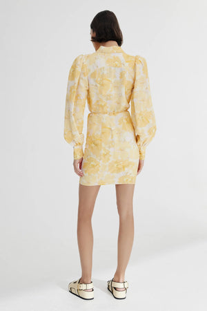 Significant Other - Matilda Mini Dress - Gold Poppy Floral