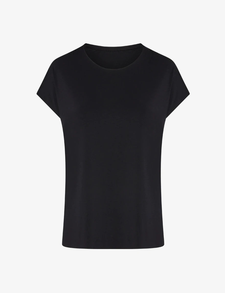 Commando Butter Oversized Tee in Black - Busted Bra Shop