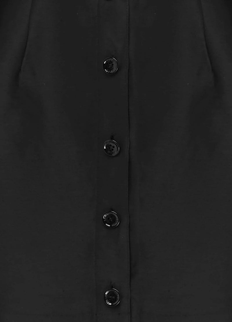 Leo Lin - The Fields Linen Mini Dress - Black