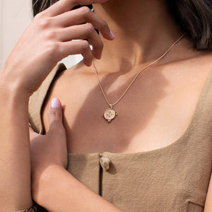 Murkani - Hope Necklace White Topaz - Gold