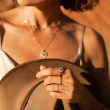MURKANI - Temple Moon Mother of Pearl Ring