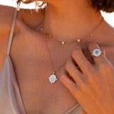 MURKANI - Temple Moon Mother of Pearl Ring