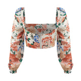 SOFIA THE LABEL - Brigitte Long Sleeve Corset Top