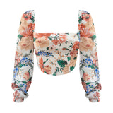 SOFIA THE LABEL - Brigitte Long Sleeve Corset Top