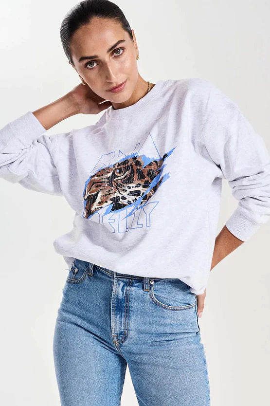 Ena Pelly - Tigers Eye Sweatshirt - Washed Marle