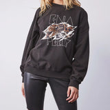 Ena Pelly - Tigers Eye Sweatshirt - Washed Black