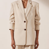 SHONA JOY - Irena Oversized Blazer - Bone
