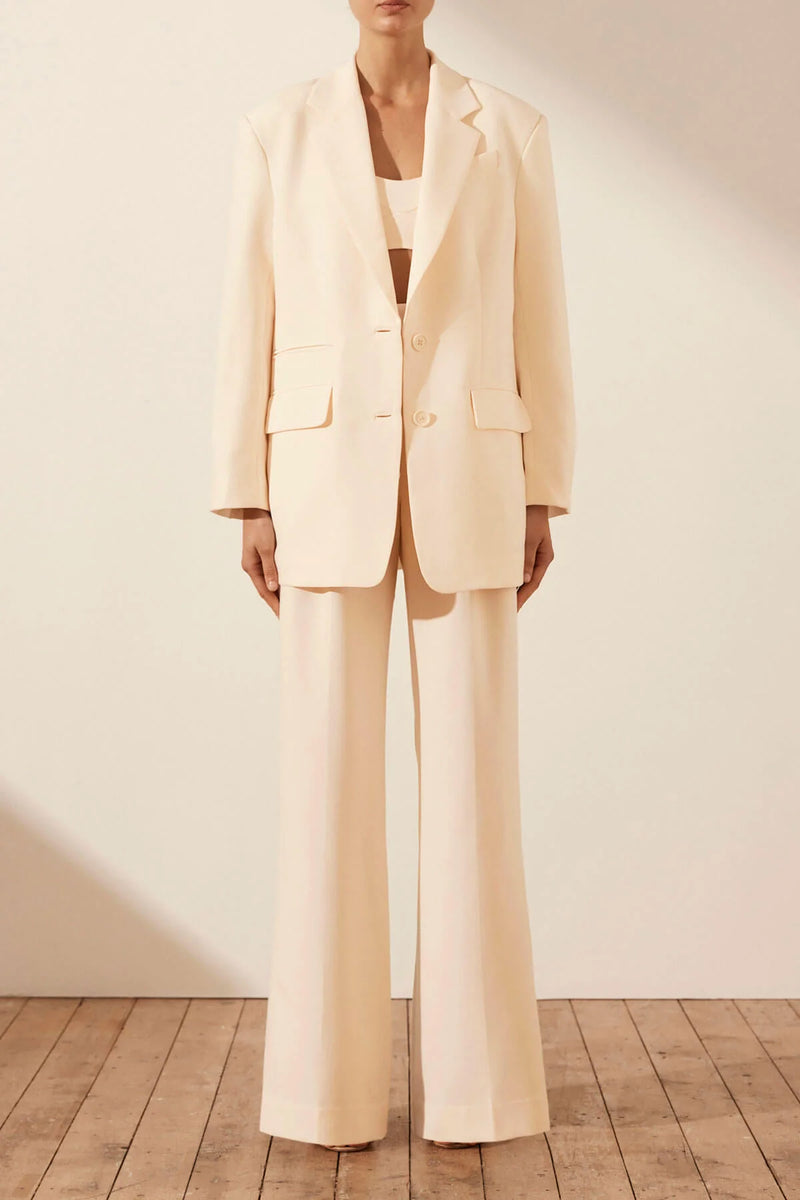 Shona Joy - Irena Oversized Blazer - Ivory