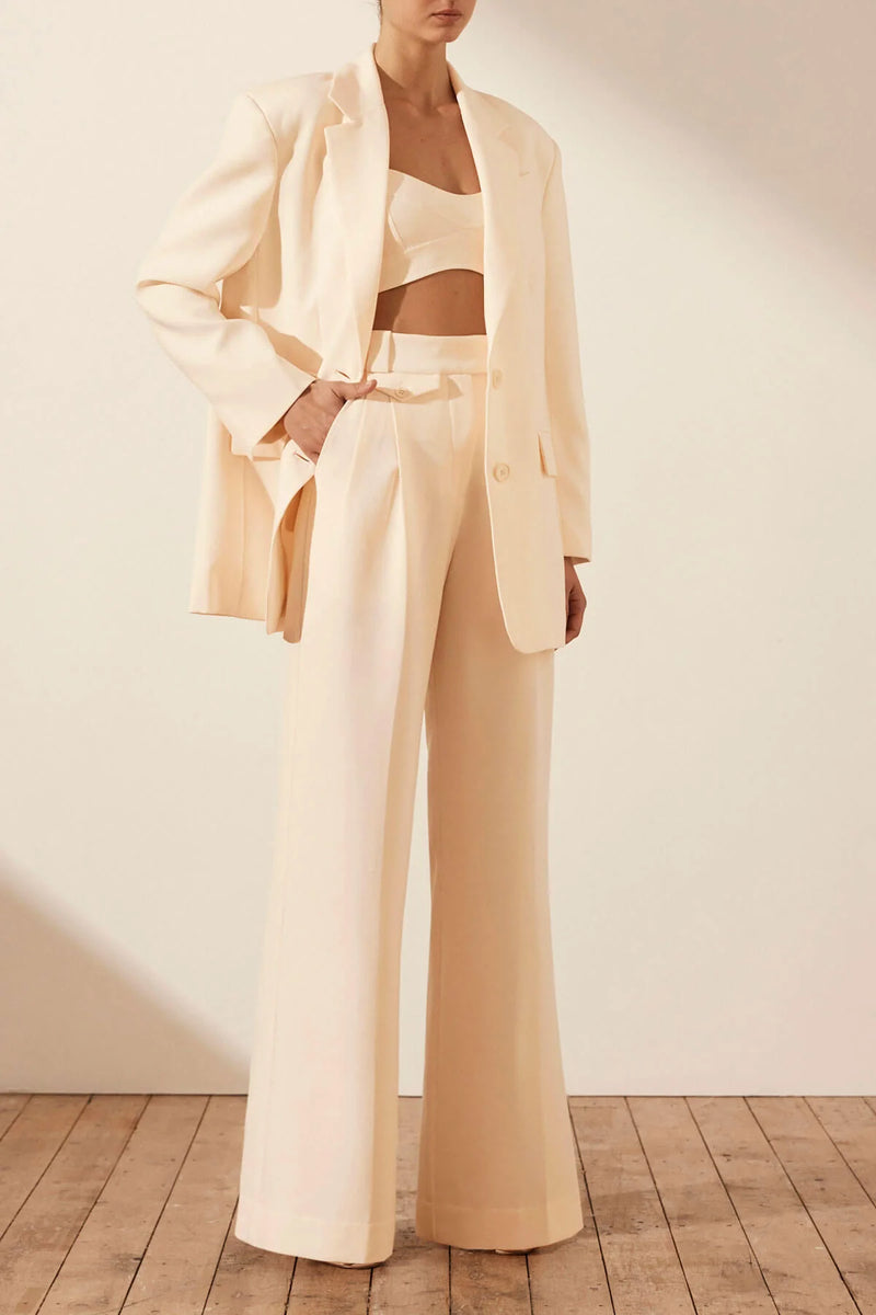 Shona Joy - Irena Oversized Blazer - Ivory
