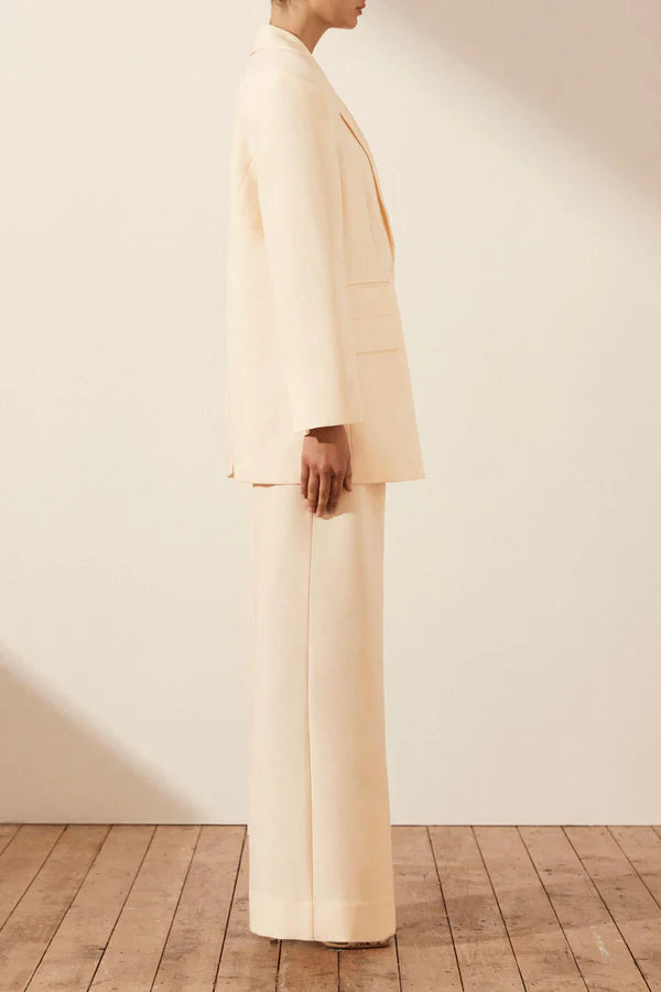 Shona Joy - Irena Oversized Blazer - Ivory