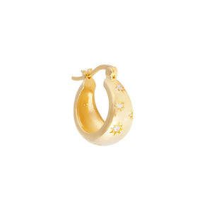 Fairley - Starburst Flared Hoops