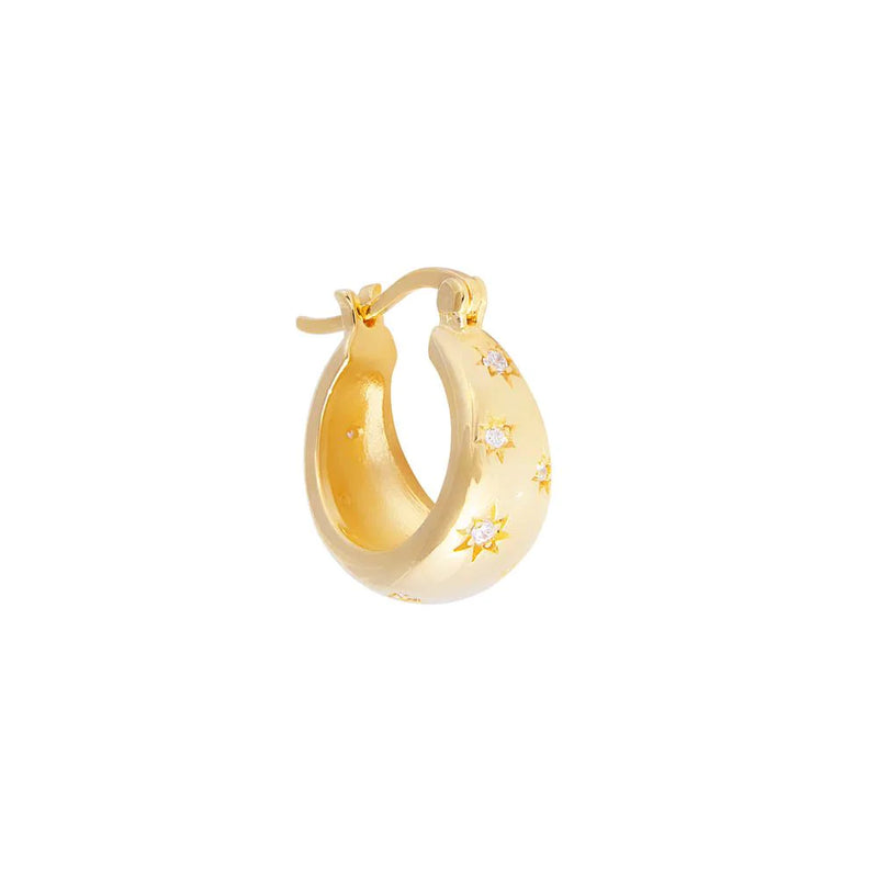 Fairley - Starburst Flared Hoops
