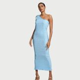L'IDEE - Gigi Smocking Gown - Summer Blue