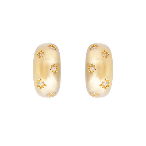 Fairley - Starburst Flared Hoops