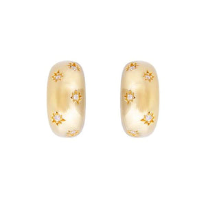 Fairley - Starburst Flared Hoops