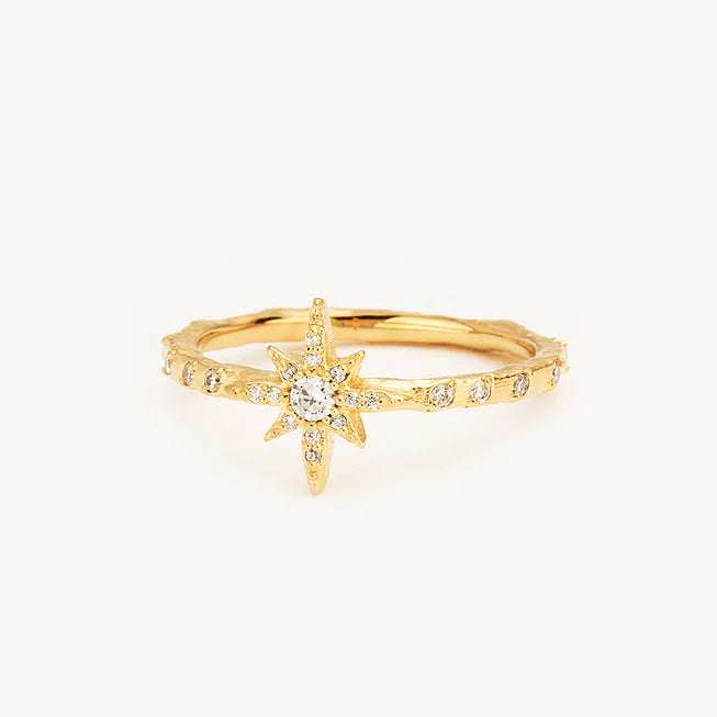 By Charlotte - Dancing In Starlight Ring - Gold