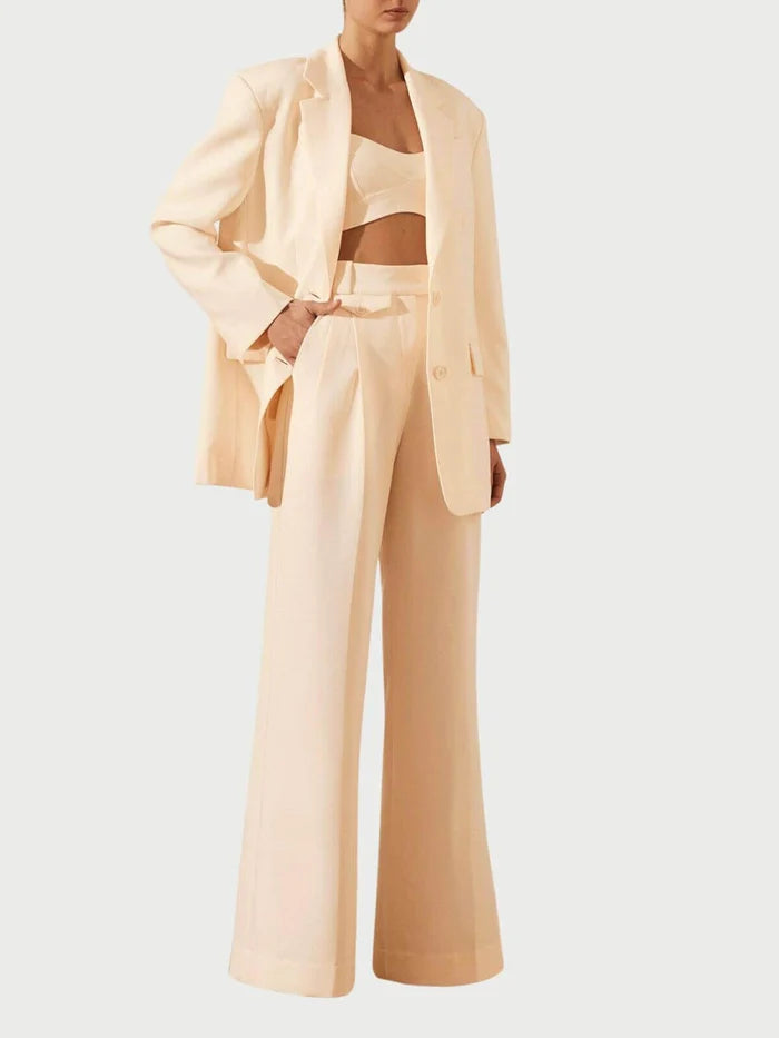 Shona Joy - Irena Oversized Blazer - Ivory