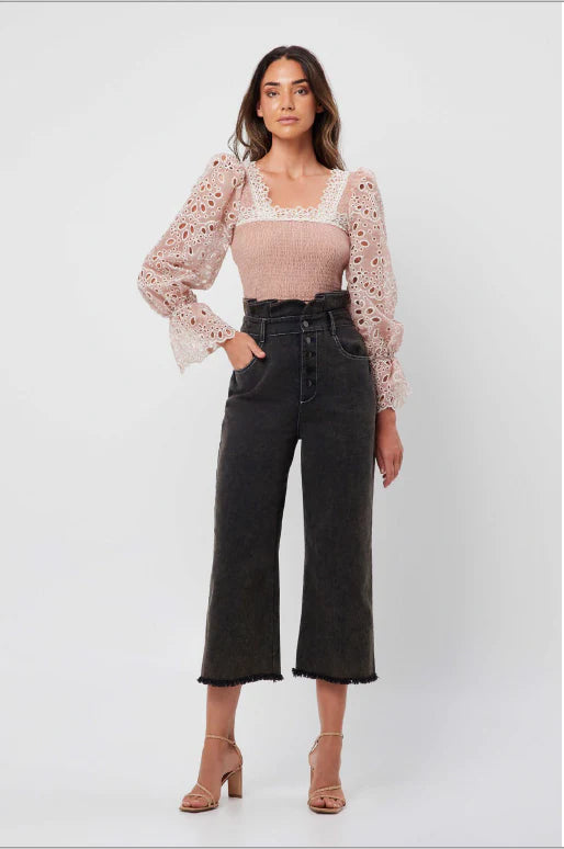 Elliatt - Stippling Top - Blush