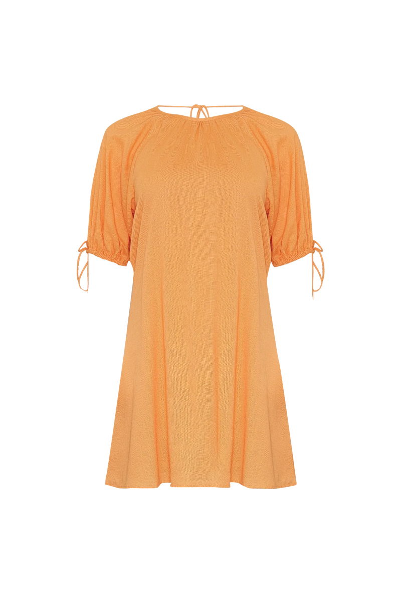 Girl And The Sun - Tish Mini Dress - Sunset Orange