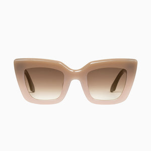 Valley Eyewear - Brigada - Toffee Fade Ivory / Brown Gradient Lens